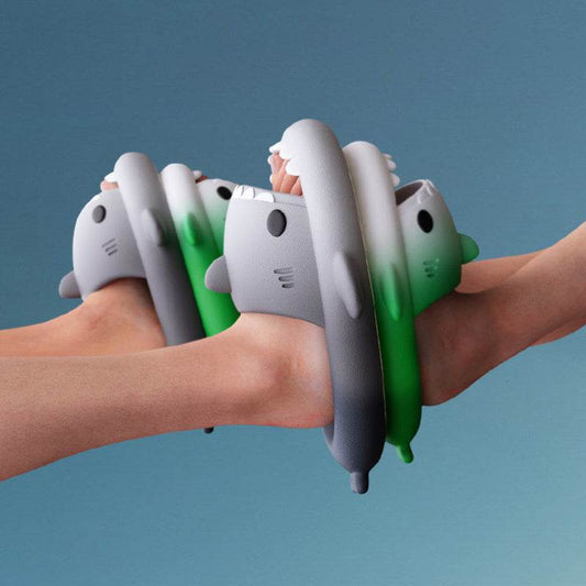 Gradient Shark Slippers Men's Home Bathroom Non-slip - ProTrendyz