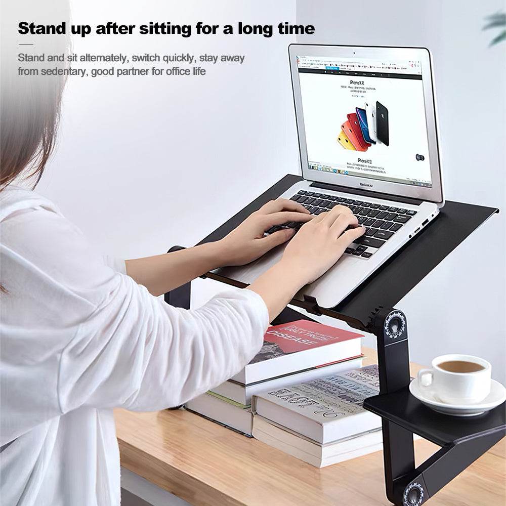 Folding Desk Retractable Adjustable Study Desk In Bed Aluminum Alloy Notebook Computer Bracket Lazy Desk - ProTrendyz