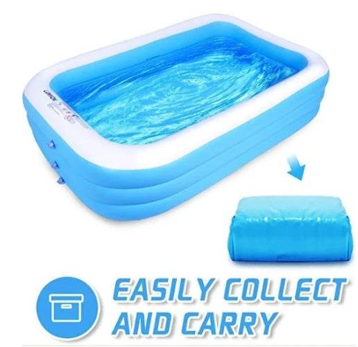 blow up pool, outdoor pool, plastic kiddie pool, plastic pool, pool, pool toys, stock clearance - ProTrendyz