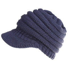 Women Ponytail Beanies Autumn Winter Hats Female Soft Knitting Caps Warm Ladies Skullies - ProTrendyz