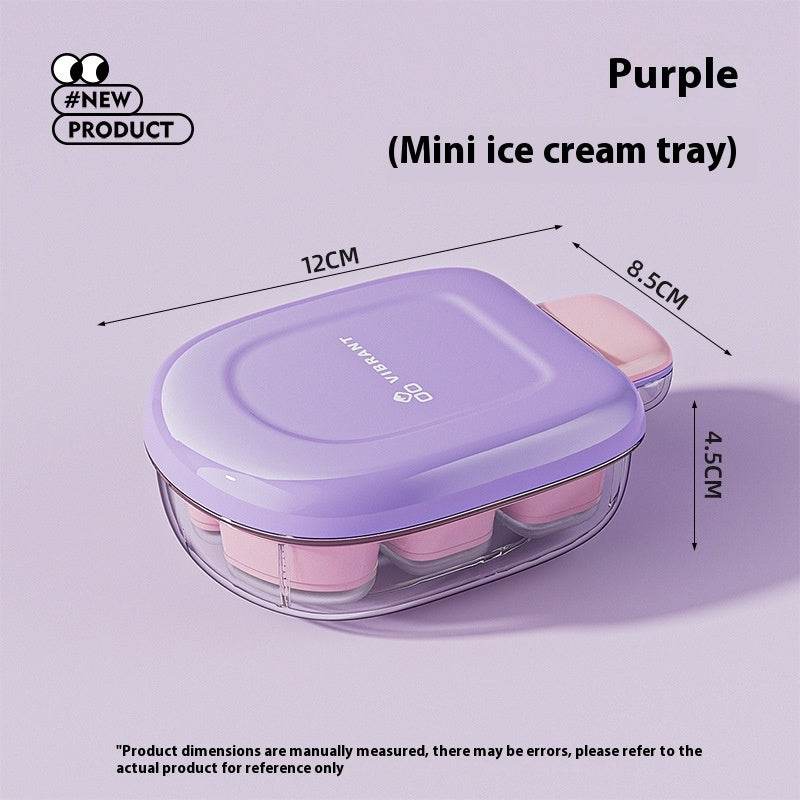 Ice Cube Mold Ice Storage With Lid Press Ice Maker - ProTrendyz