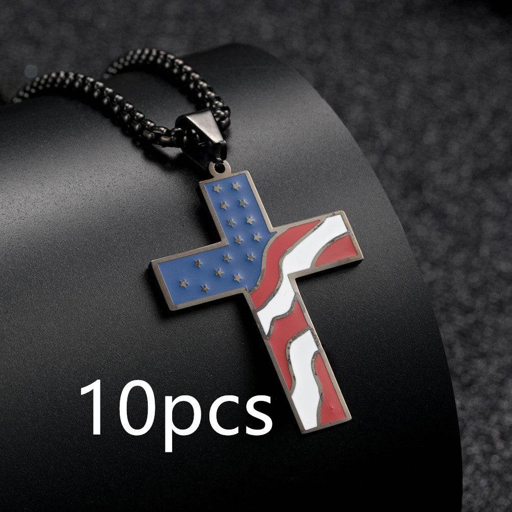 Flag Cross Necklace - ProTrendyz
