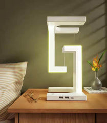 Creative Smartphone Wireless Charging Suspension Table Lamp Balance Lamp Floating For Home Bedroom - ProTrendyz