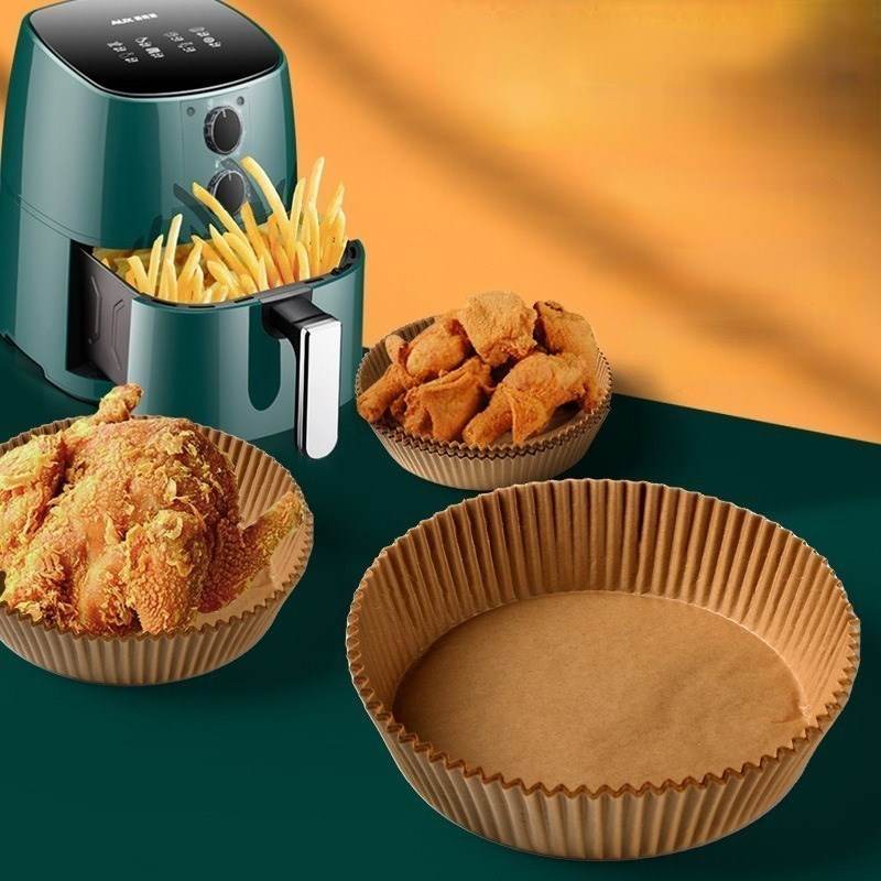Air Fryer Paper Food Disposable Paper Liner Airfryer Kitchen Cookers Oil-proof Barbecue Plate Steamer Fryer Baking Accessories - ProTrendyz