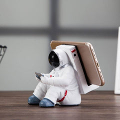 Simple Astronaut Mobile Phone Stand Student Desktop Holder Cute Spaceman Cell Phone Holder Creative Gift Small Desk Decoration - ProTrendyz