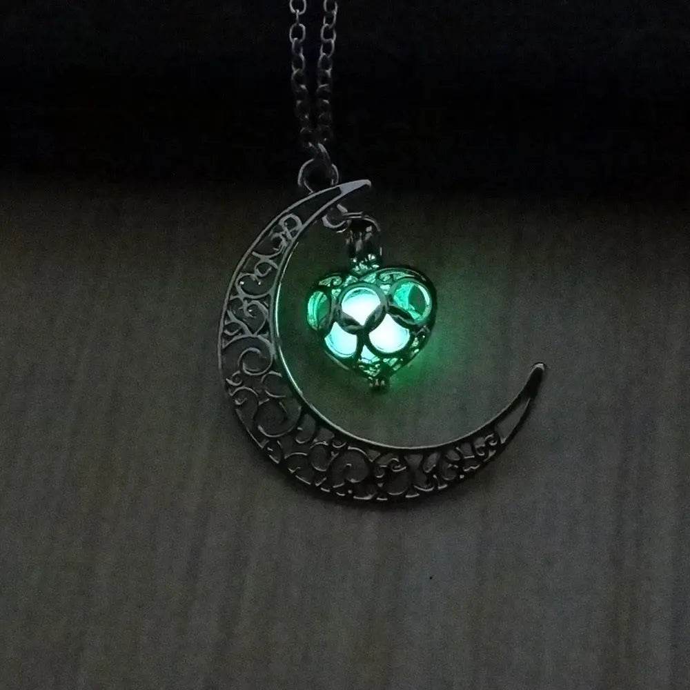 Glowing Pendant Necklaces Silver Plated Chain Necklaces US - ProTrendyz