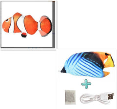 Electric Funny Cat Simulation Fish Beating Usb Jumping Cat Toy - ProTrendyz