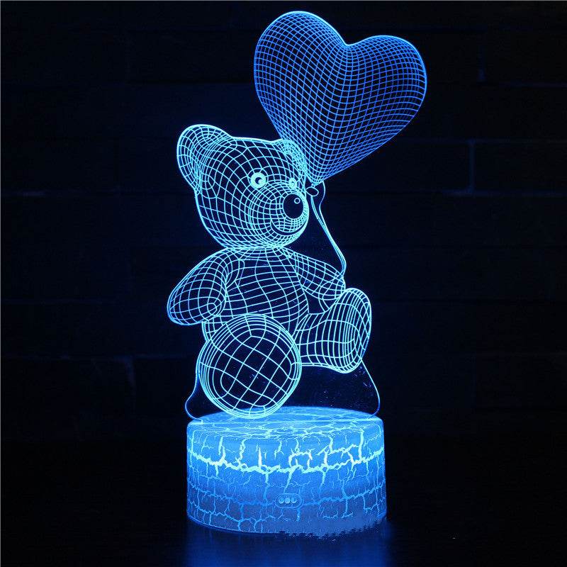 3D Lamp Acrylic USB LED Night Lights Neon Sign Lamp Xmas Christmas Decorations For Home Bedroom Birthday Decor Valentines Day Gifts - ProTrendyz