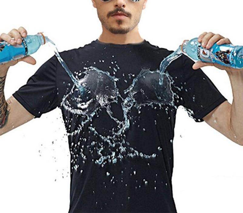 Quick-drying Waterproof Anti-fouling T-shirt Couple Half Sleeve Bottoming Shirt - ProTrendyz