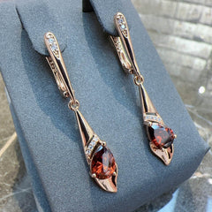 Japan And South Korea Simple Zircon Earrings Women's Ear Clip Kazakhstan - ProTrendyz