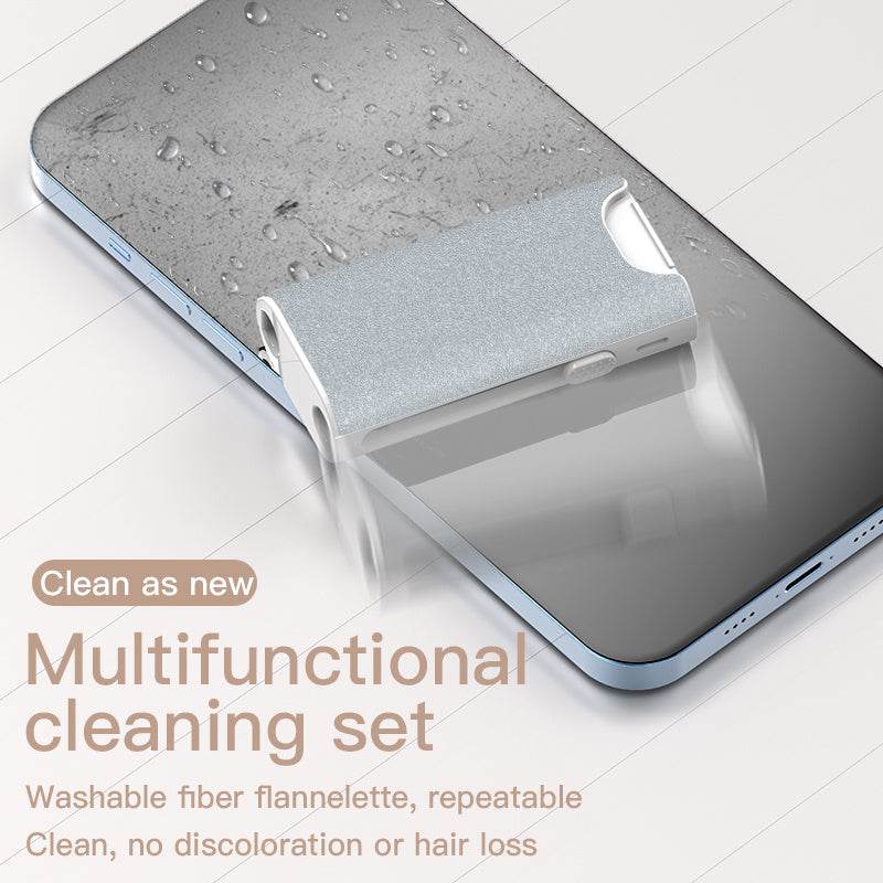 5 In 1 Screen Cleaner Kit Camera Phone Tablet Laptop Screen Cleaning Tools Earphone Cleaning Brush Pen For Office - ProTrendyz