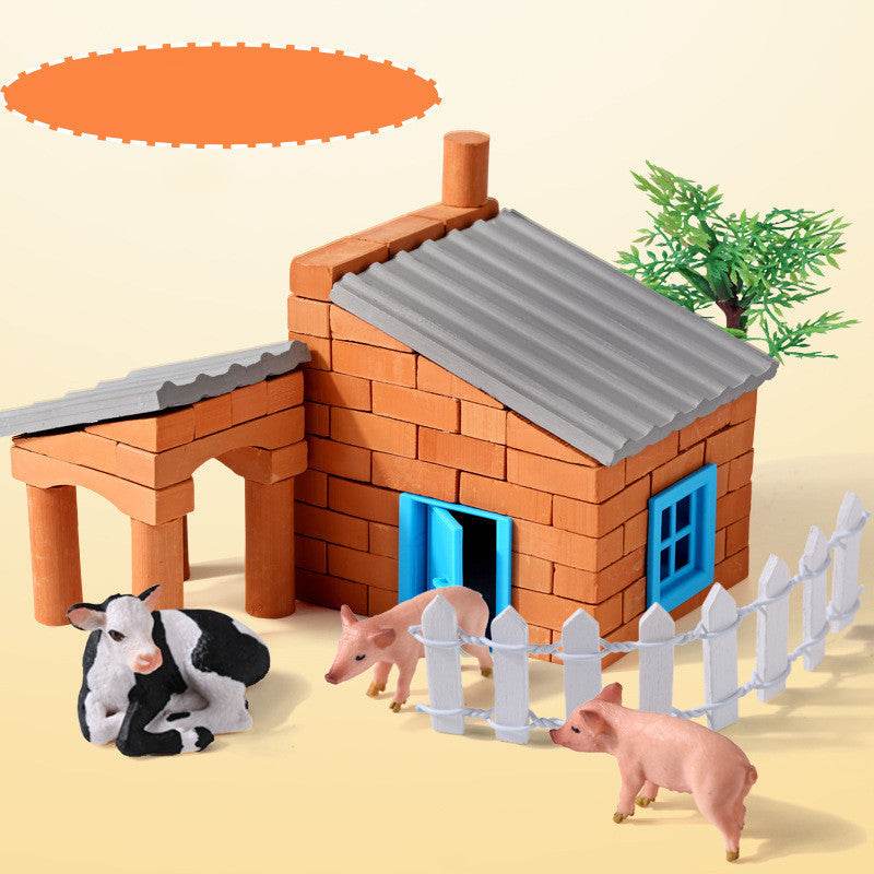 Educational Toys Little Mason Toys Mini Build A House - ProTrendyz