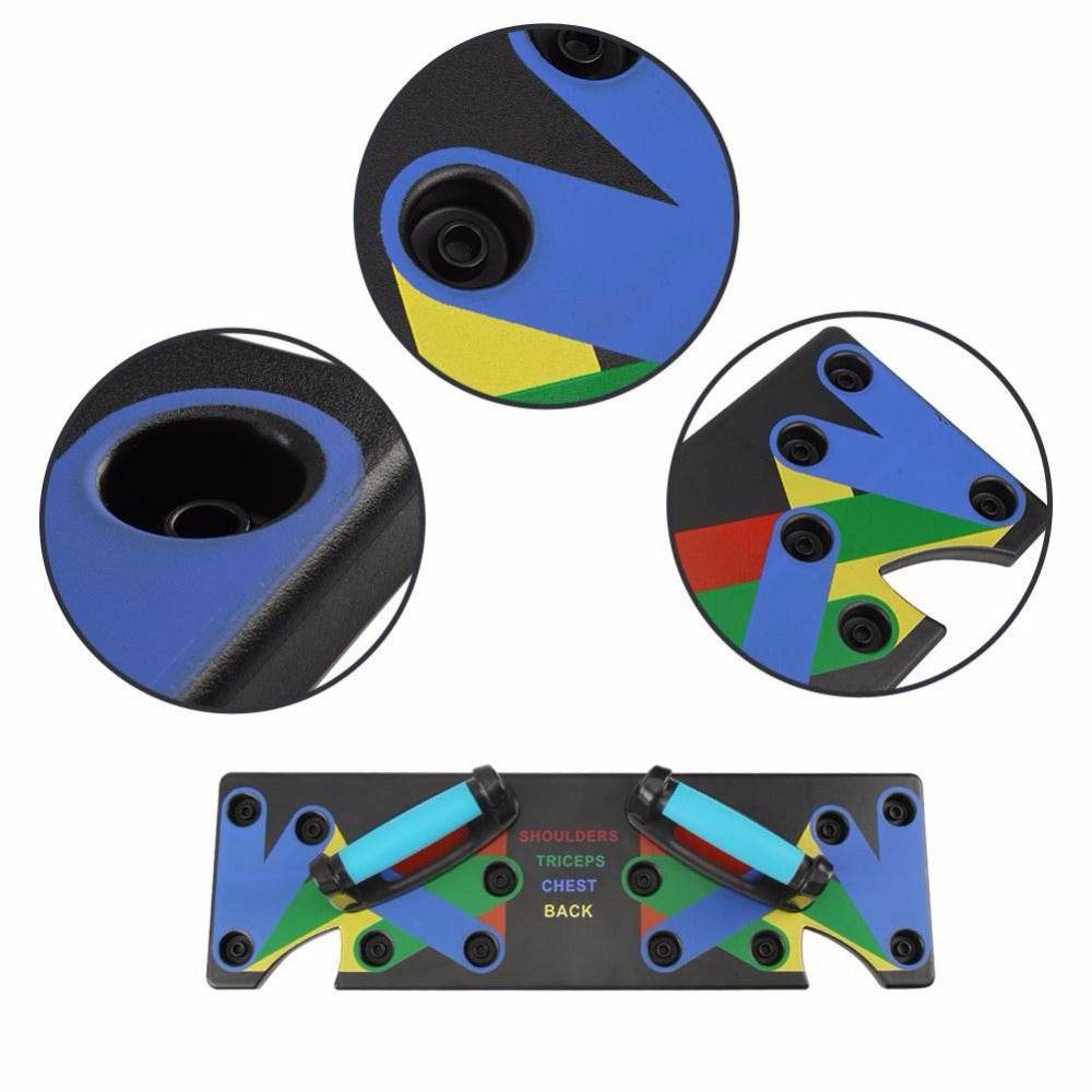 Push Up Rack Edge 9 in 1 Body Building Exercise Fitness Tools Women Men Push-Up Display Shelves and Raisers For GYM Training Body drop shipping - ProTrendyz