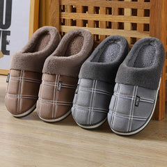 Winter Warm Slugged Bottom Plush Slippers - ProTrendyz