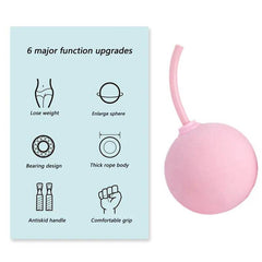 Training Jump Rope Set Fitness Jump Ropes And Silicone Handles For Women Men Kids With Speed Cordless Ball Adjustable Anti-Tangle PVC Wire Rope For Fitness Crossfit Indoor Outdoor Workout - ProTrendyz