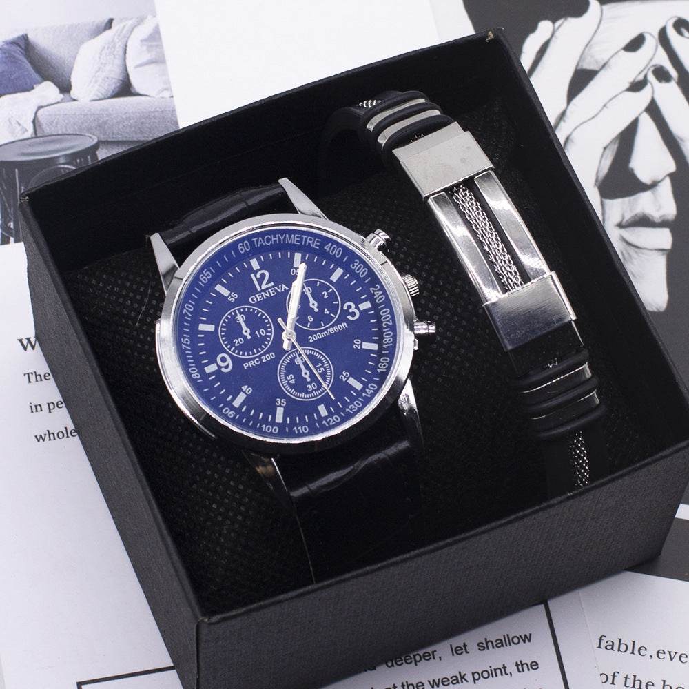 Men's watch fashion Blue light glass wrist watch - ProTrendyz