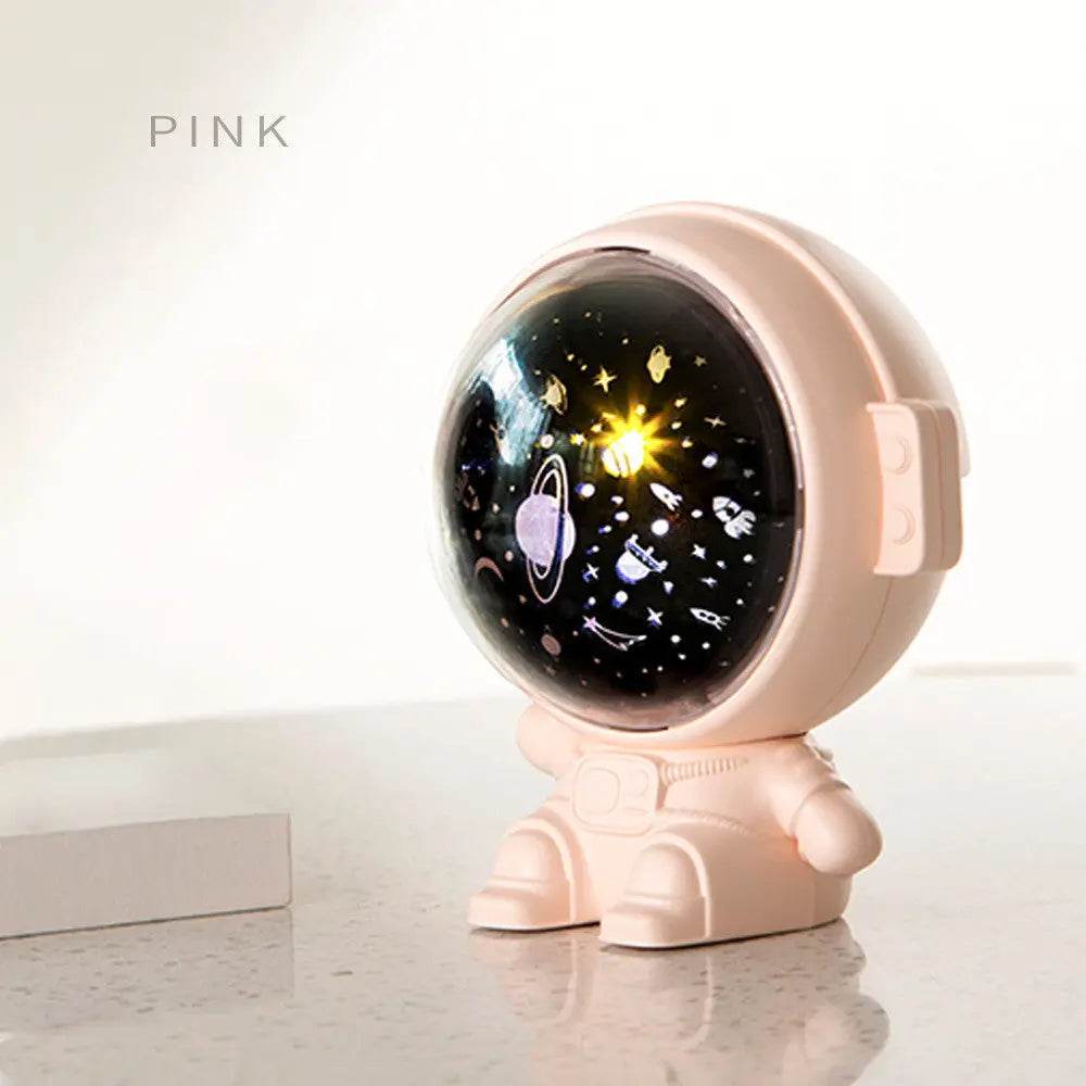 Galaxy Star Projector Starry Sky Night Light Astronaut Lamp Room Decr Gift Child Kids Baby Christmas Spaceman Projection - ProTrendyz
