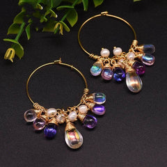 Pearl Czech crystal earrings - ProTrendyz
