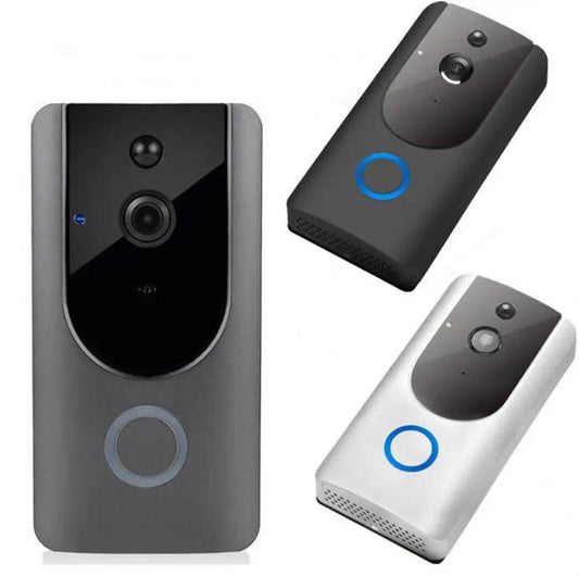 Smart WiFi Video Doorbell Camera Visual Intercom With Chime Night Vision IP Door Bell Wireless Security Camera - ProTrendyz