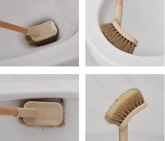 Wooden Household Handle Toilet Brush Cleaning Tools Bathroom Cleaning Brush Kitchen Floor Cleaner Brushes - ProTrendyz