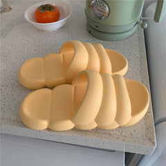 Solid Color Japanese Style Sandals And Slippers Non-slip Bath Bathroom Slippers - ProTrendyz