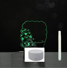 3D Acrylic Board Handwriting Message Board LED Light - ProTrendyz