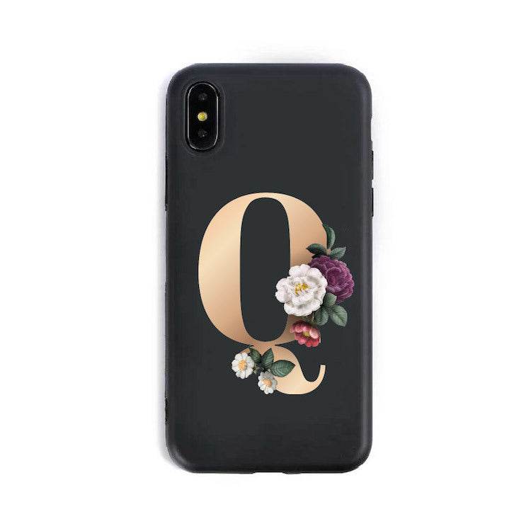 26 English Alphabet Silicone Phone Cases - ProTrendyz