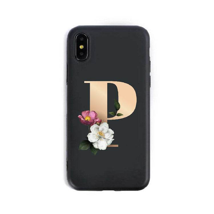 26 English Alphabet Silicone Phone Cases - ProTrendyz