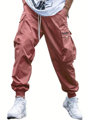 Multi-pocket Cargo Pants Men's Casual Hip-Hop Drawstring Trousers Outdoor Streetwear Sports Pant - ProTrendyz
