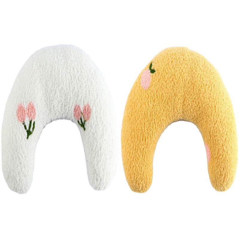 Little Pillow For Cats Fashion Neck Protector Deep Sleep Puppy U-Shaped Pillow Pets Pillow Kitten Headrest Dog Sleeping Pillow Pet Products - ProTrendyz