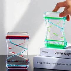 Creative Cruise Fluid Liquid Hourglass Quicksand Timer 2024 Ins Living Room Office Ornaments Desk Table Decorations Home Decor - ProTrendyz