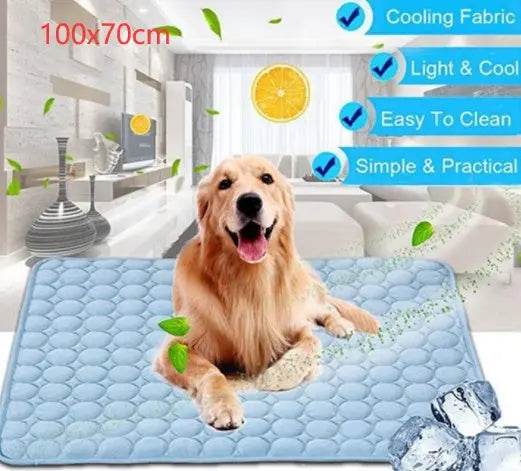 Pet Dog Cat Ice Silk Cold Nest Pad For Cooling In Summer Pet Summer Products - ProTrendyz