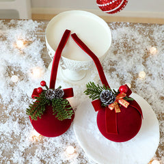 Exquisite Christmas Shop Windows Tree Hanging Decorations Ornaments Festival Party Atmosphere Decoration Props Christmas Bells