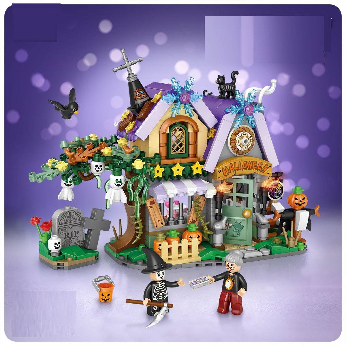 Carriage Happy Halloween Decoration Bricks For Boys Kids Toys Halloween Gift - ProTrendyz