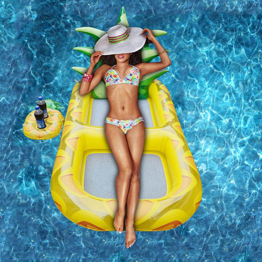 Inflatable Swimming Pool Pineapple Floating Row Air Cushion Bed Summer Water Floating Hammock Air Mattress Water Sports Toys - ProTrendyz