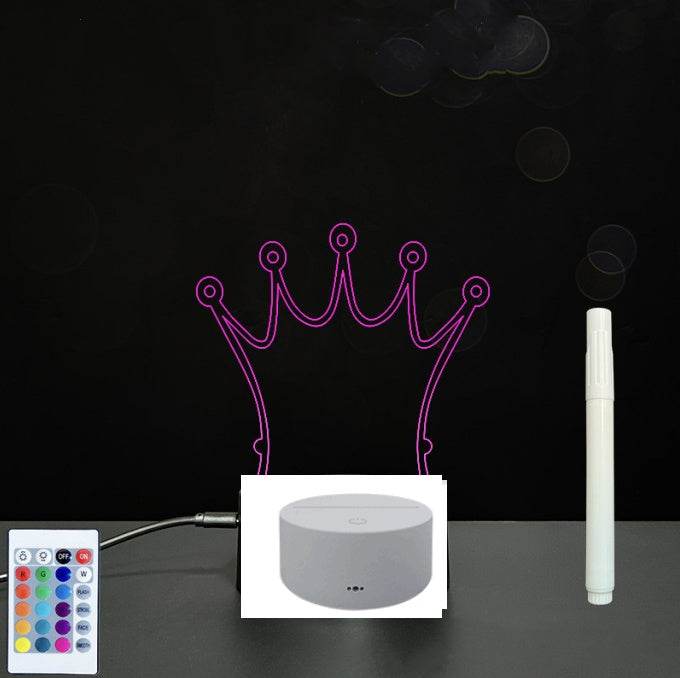 3D Acrylic Board Handwriting Message Board LED Light - ProTrendyz