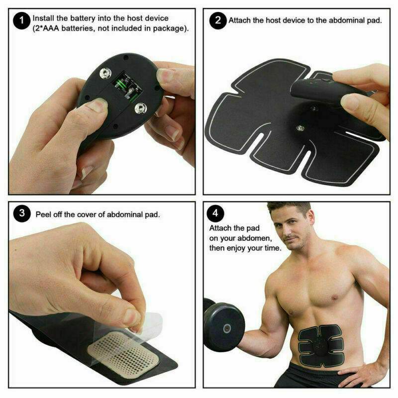 Electric Muscle Toner Machine ABS Toning Belt Simulation Fat Burner Belly Shaper - ProTrendyz