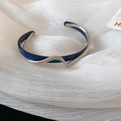 Metal White Shellfish Plate Bracelet For Women Opening Adjustable 2 Layers Design Llight Luxury Female Fashion Jewelry Gifts - ProTrendyz