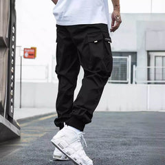 Multi-pocket Cargo Pants Men's Casual Hip-Hop Drawstring Trousers Outdoor Streetwear Sports Pant - ProTrendyz