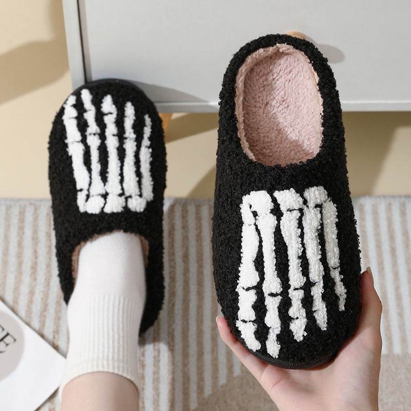 Halloween Ghost Hand Cartoon Thermal Cotton Slippers - ProTrendyz