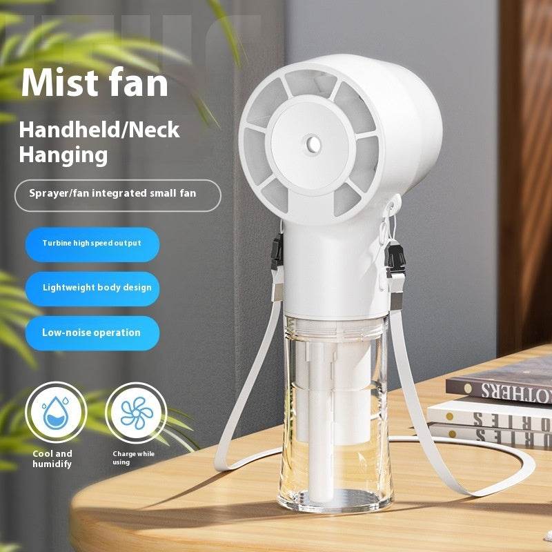 Mini Fan Multifunctional Halter Usb Hand-held Spray Fan - ProTrendyz