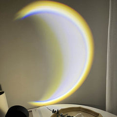 INS USB Moon Lamp LED Rainbow Neon Night Sunset Light Projector Photography Wall Atmosphere Lighting For Bedroom Home Decor - ProTrendyz