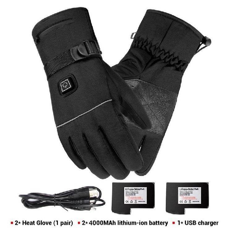 Winter Electric Heated Gloves Motorcycle Touch Screen Gloves - ProTrendyz