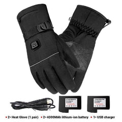 Winter Electric Heated Gloves Motorcycle Touch Screen Gloves - ProTrendyz