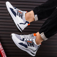 Men Sneakers White Sports Shoes Running Walking - ProTrendyz