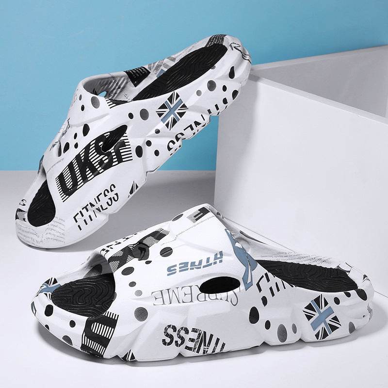 Men's Summer Outerwear Stylish Beach Platform Slippers - ProTrendyz