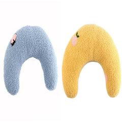 Little Pillow For Cats Fashion Neck Protector Deep Sleep Puppy U-Shaped Pillow Pets Pillow Kitten Headrest Dog Sleeping Pillow Pet Products - ProTrendyz