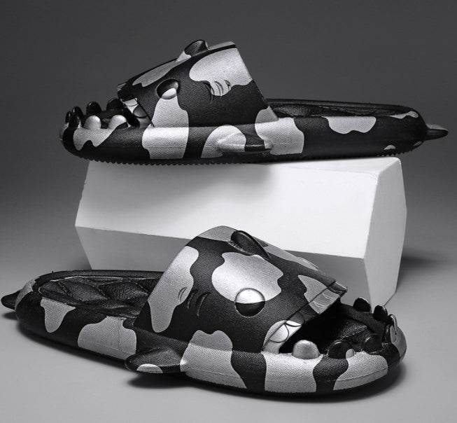 Home Slippers Cute Shark Couple Casual Large - ProTrendyz