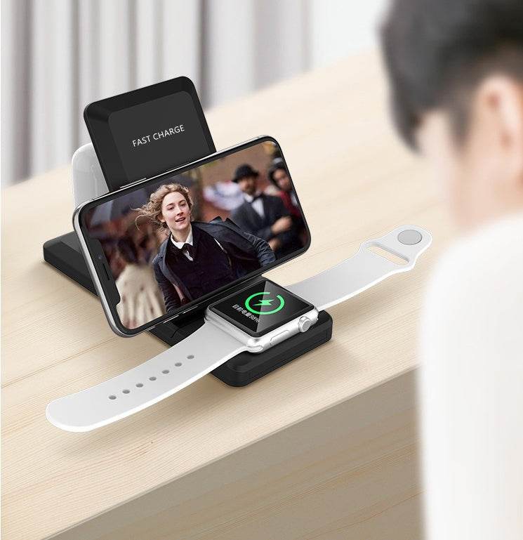 Folding three-in-one multifunctional wireless charger - ProTrendyz