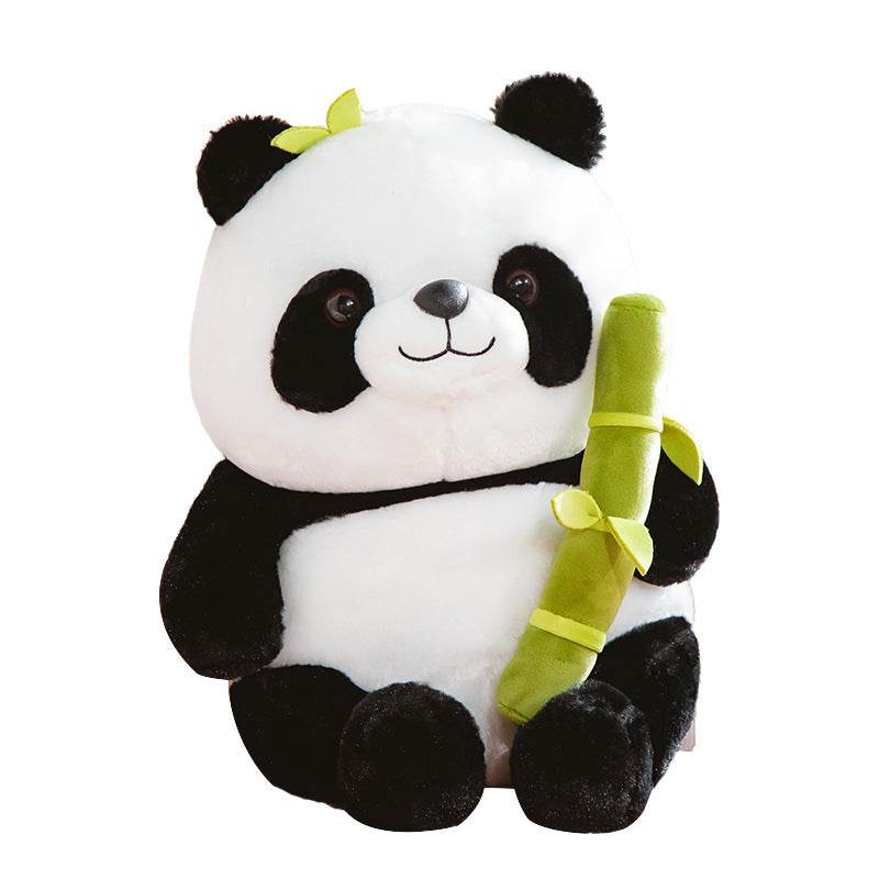 Simulated Bamboo Tube Flower Panda Pillow - ProTrendyz